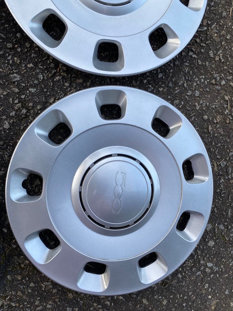 fiat500 純正14インチ鉄ホイール用キャップ