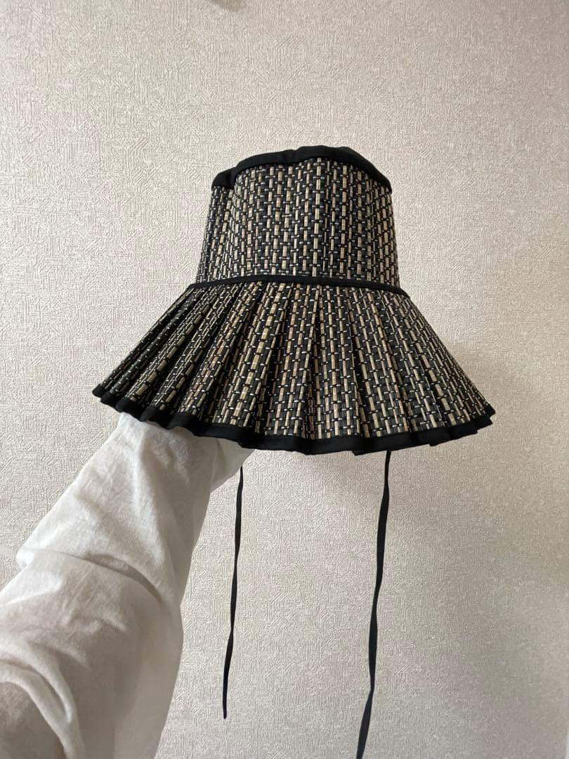 Lorna Murray プリーツ麦わら帽子 Mサイズ