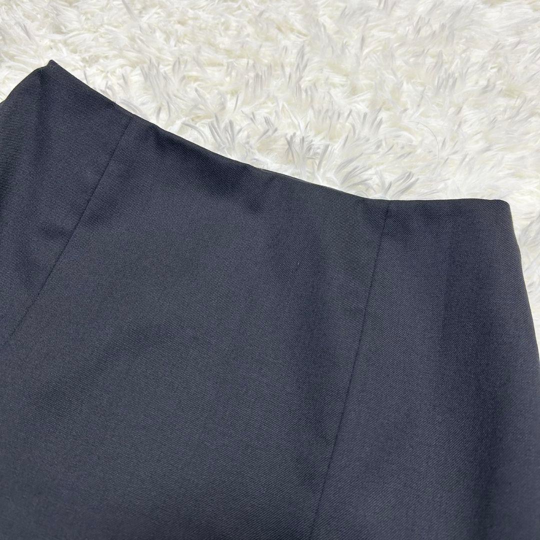 【美品】ラルフローレン スーツ セットアップ フォーマル フレアスカート 黒 S