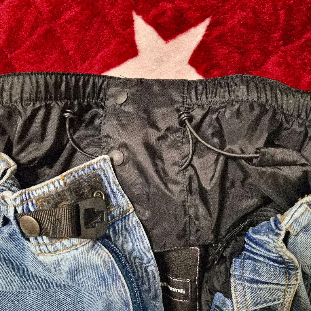 PLAYBOY x DIMITO スタッズデニムパンツ WASHED BLUE