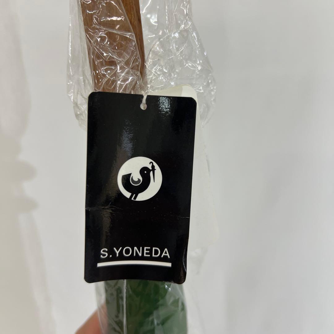 新品未使用　S.YONEDA 傘　米田正一商店　アニマルヘッド　ピュアグリーン