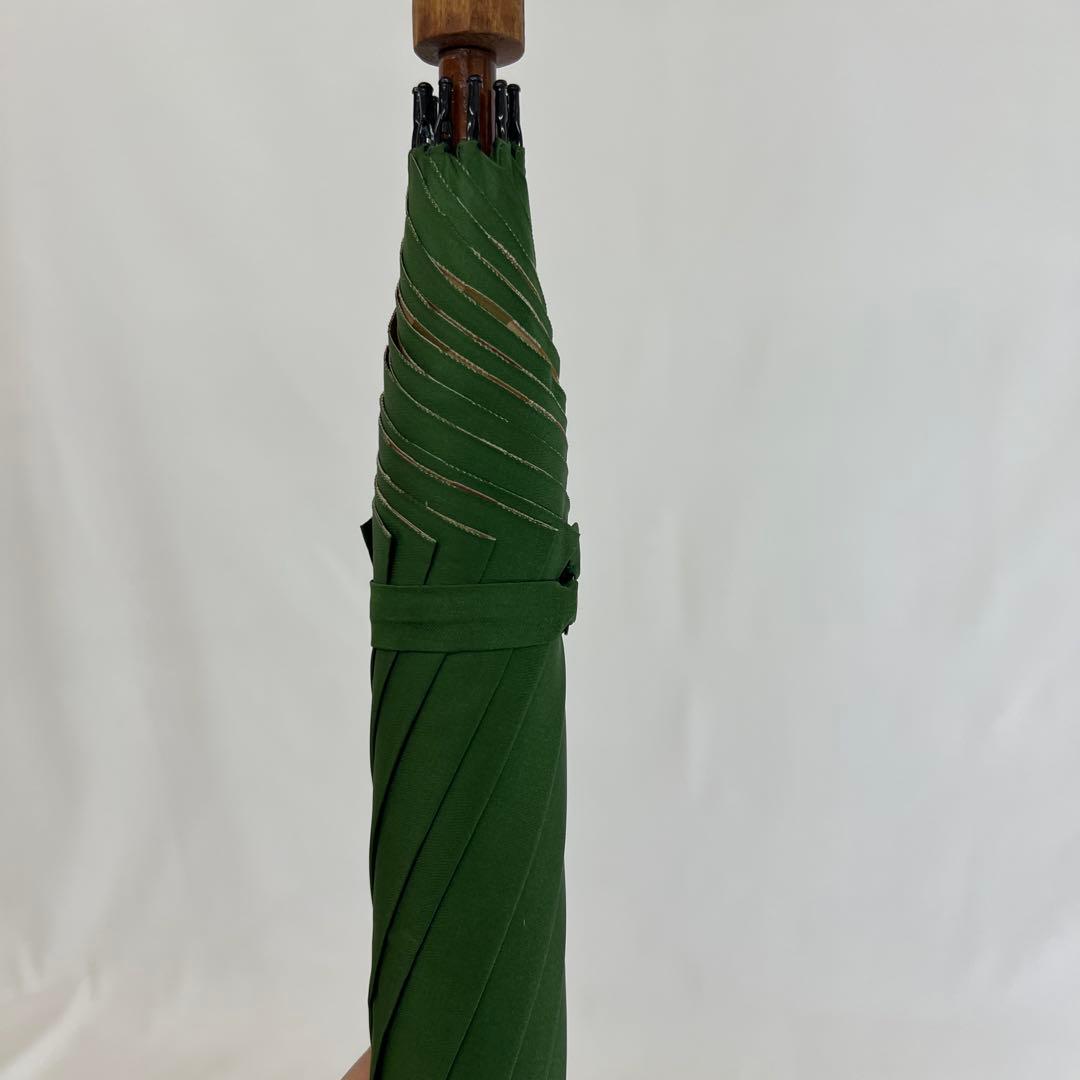 新品未使用　S.YONEDA 傘　米田正一商店　アニマルヘッド　ピュアグリーン