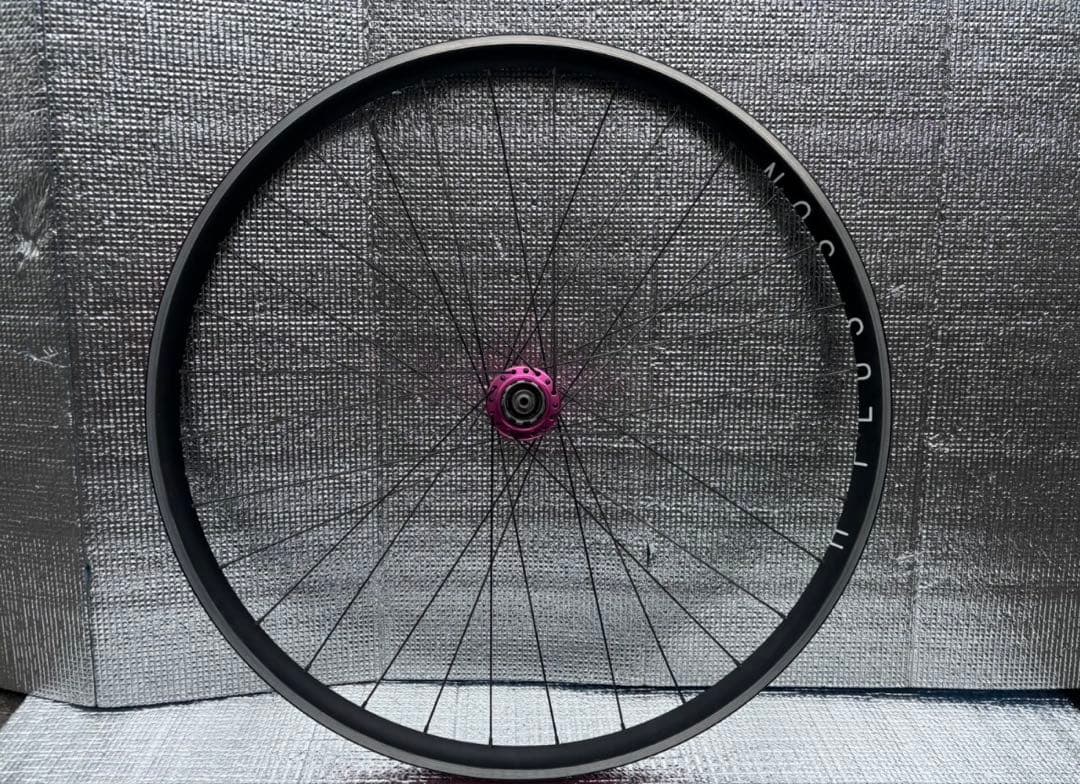 自転車　PHILLWOODハブ+ホイール　前後セット