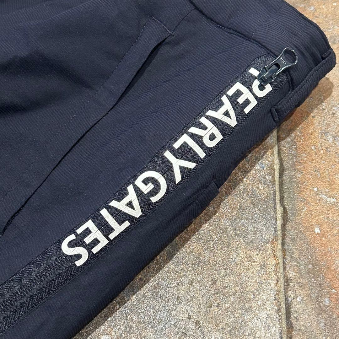 PEARLY GATES 中綿パンツ ネイビー ジップロゴ　小さいサイズ