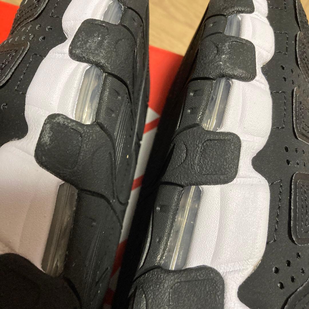 NIKE 27 アップテンポ　27 サンダル　ブラック　メルキャン