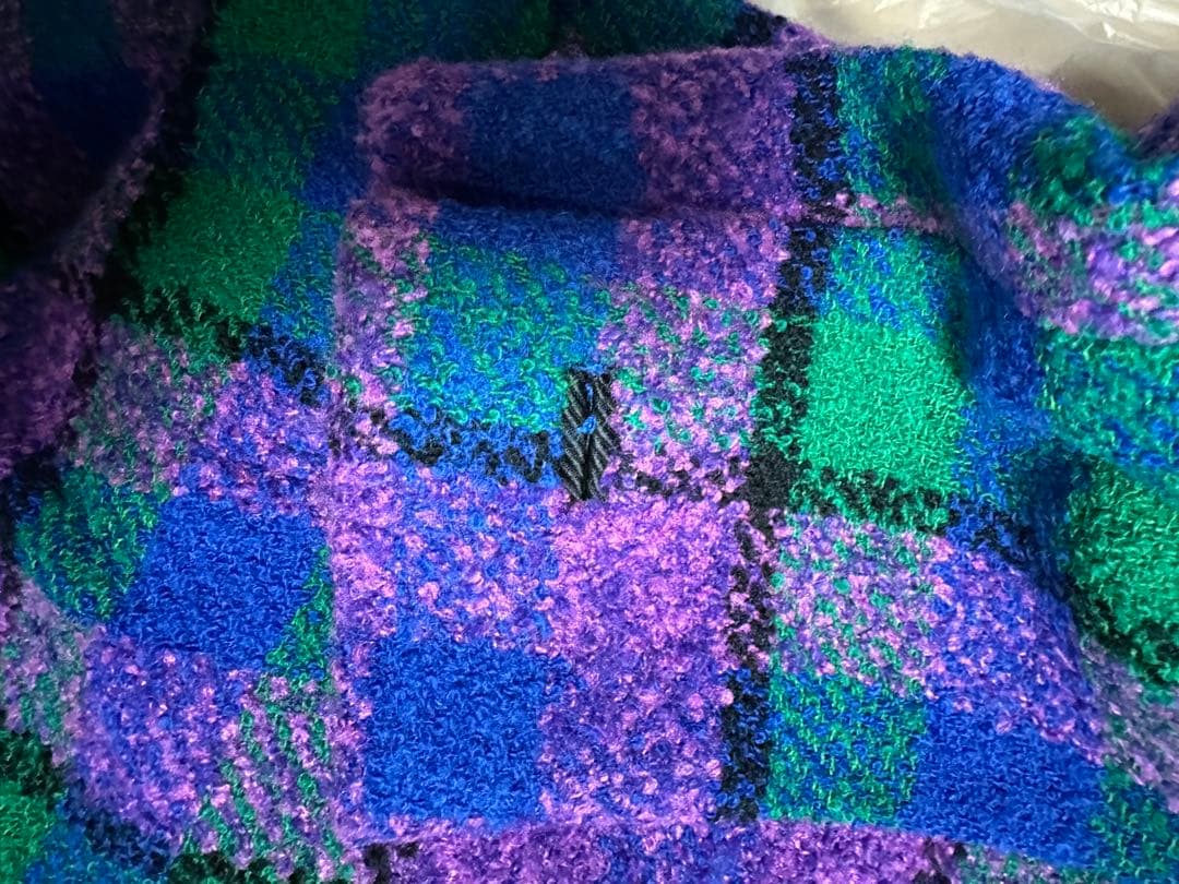 GIANNI VERSACE テーラードジャケット チェック柄