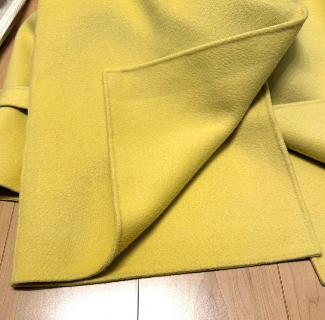 【美品】ヴェルメイユパーイエナ スーパー160s 両面ビーバーロングコート