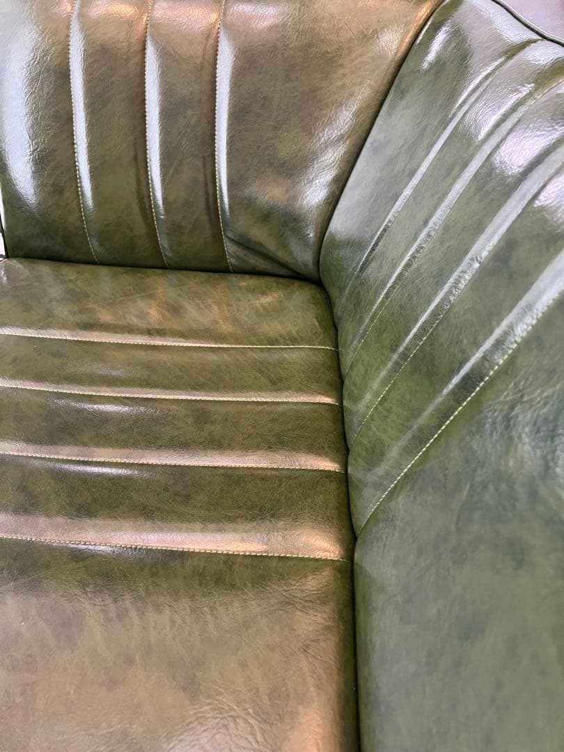 niko and... グリーンソファ クラシックダイナーカウチソファ右肘②