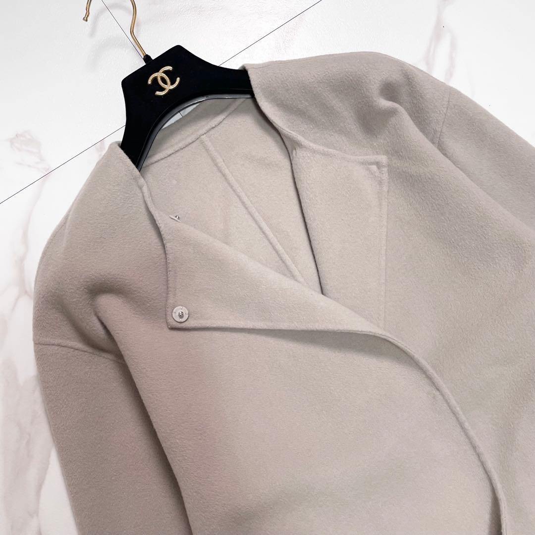 近年✨SLOBE IENA ダブルフェイスウールショートコクーンコート