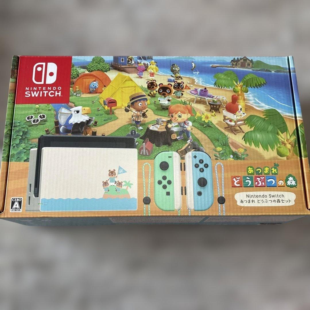 Nintendo Switch どうぶつの森セット 完品 本体ケース付き