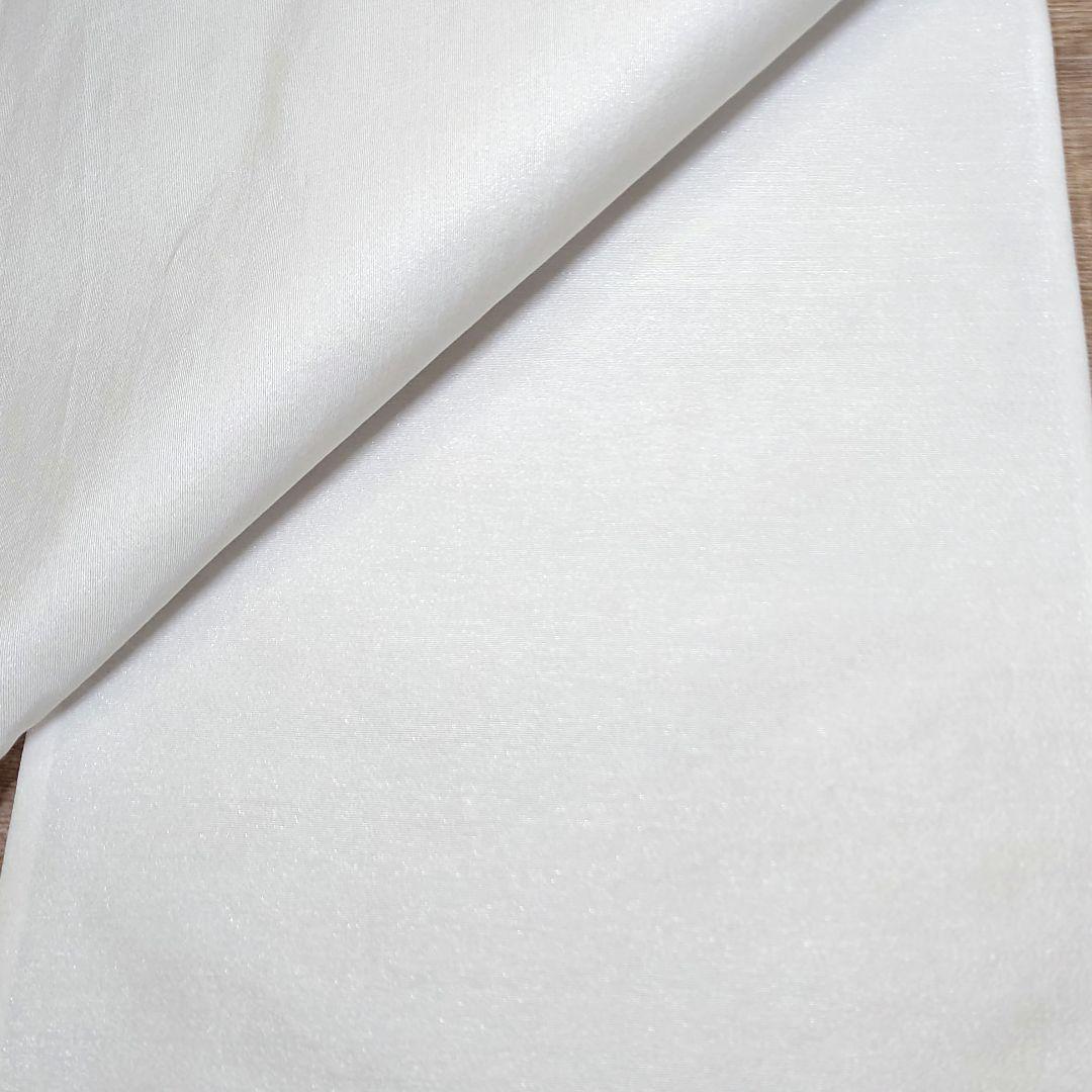 袋帯 唐草更紗 白銀 銀箔 キラキラ お仕立て込み