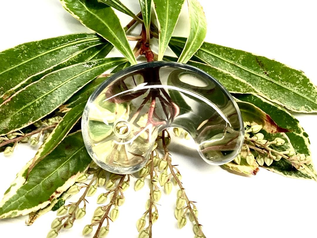 黒平鉱山水晶　今年一番の透明　国産天然石*最強パワー‼️13万円以上の勾玉鑑別書付