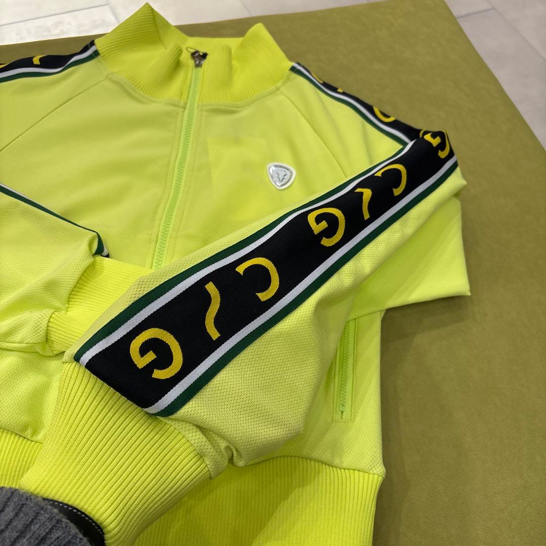 CPG GOLF ネオンイエロー ジップアップジャケット