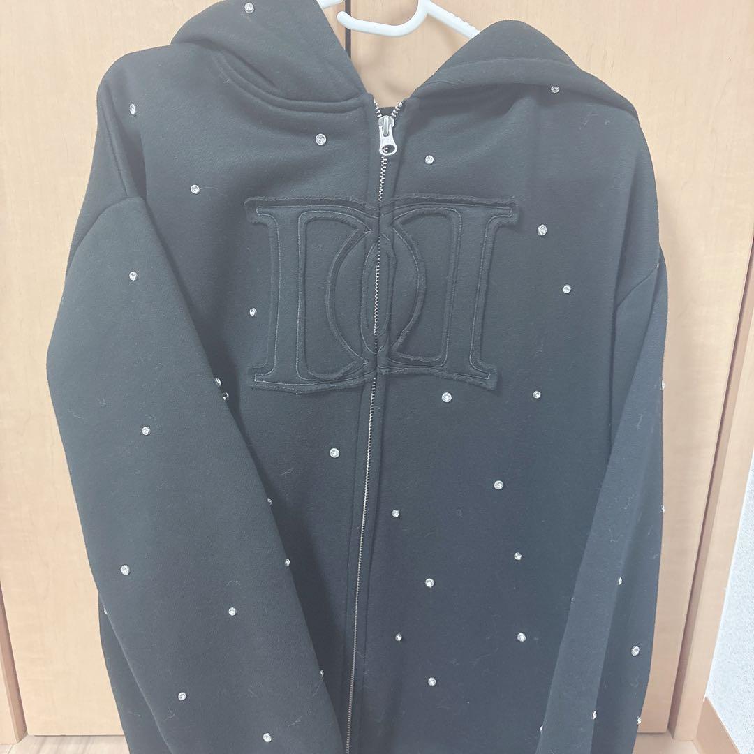 Darich DDロゴビジュージップパーカー ブラック