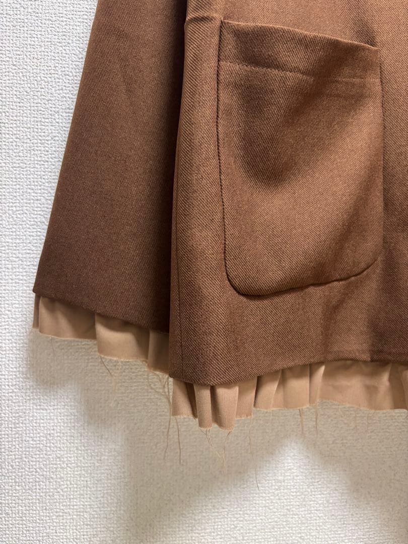 loin nuit フリルレイヤードデザインジャケット