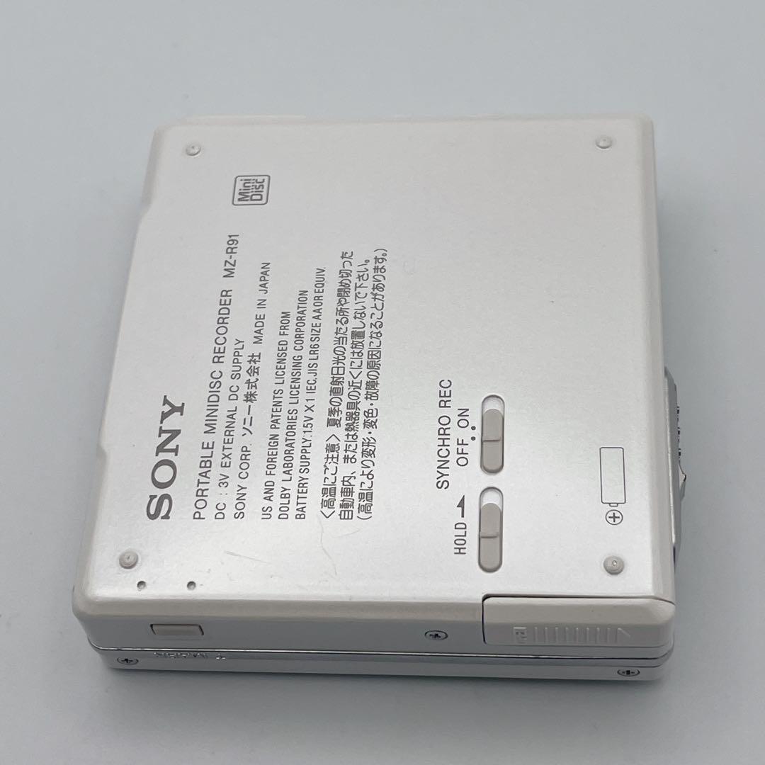 【美品】MDウォークマン MZ-R91 ポータブルMDレコーダーWALKMAN