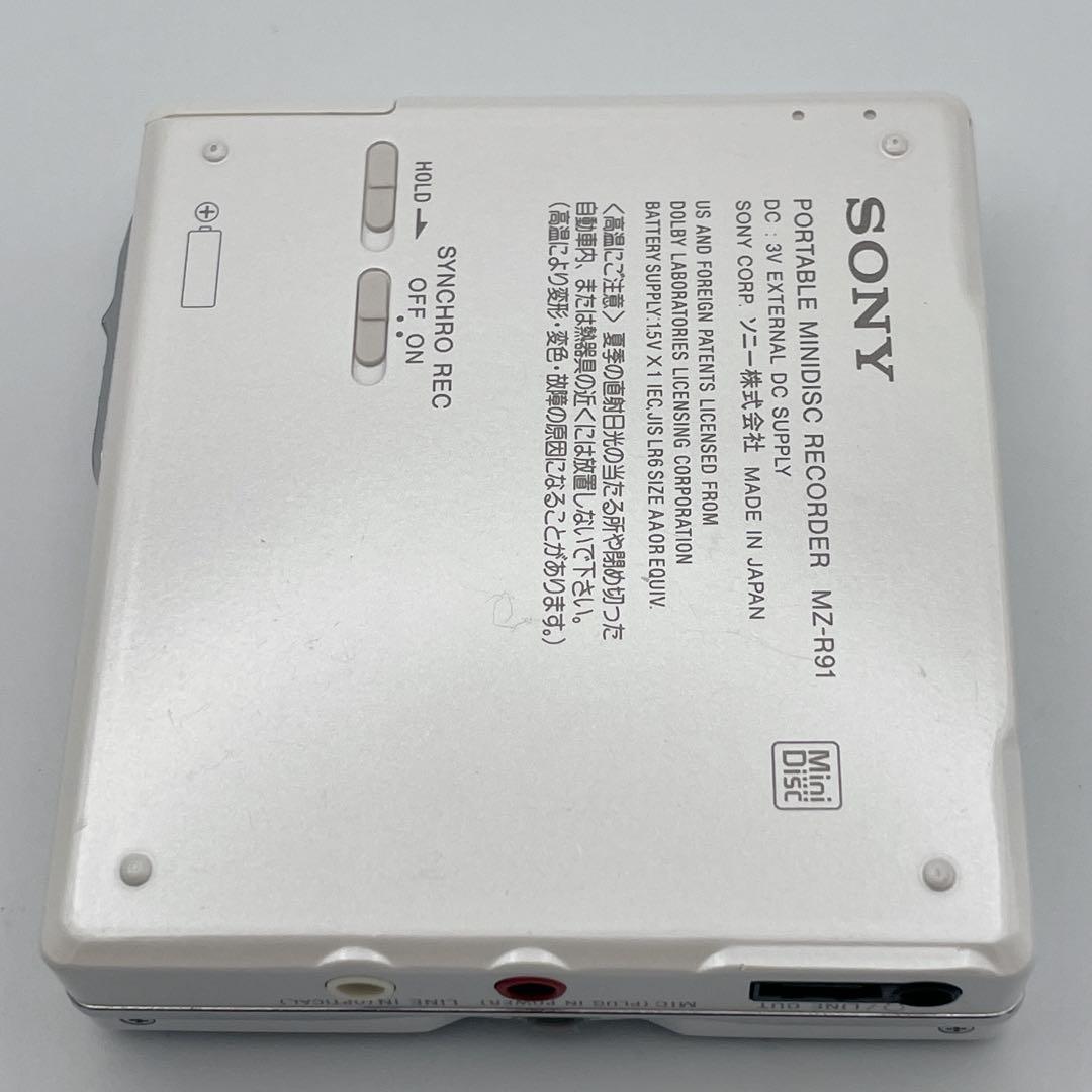 【美品】MDウォークマン MZ-R91 ポータブルMDレコーダーWALKMAN