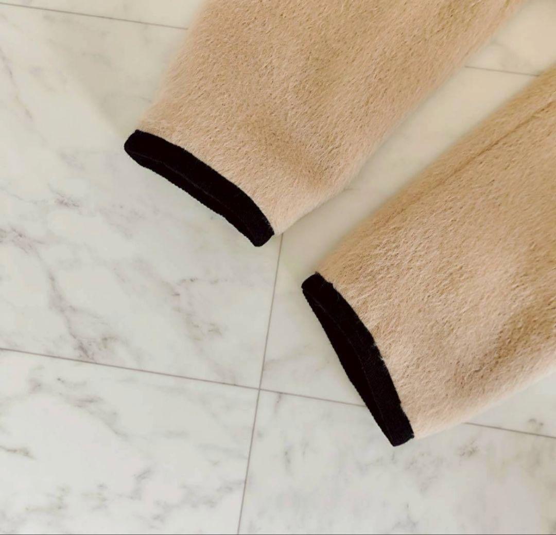 ユニオンランチ アルパカシャギーノーカラージャケット