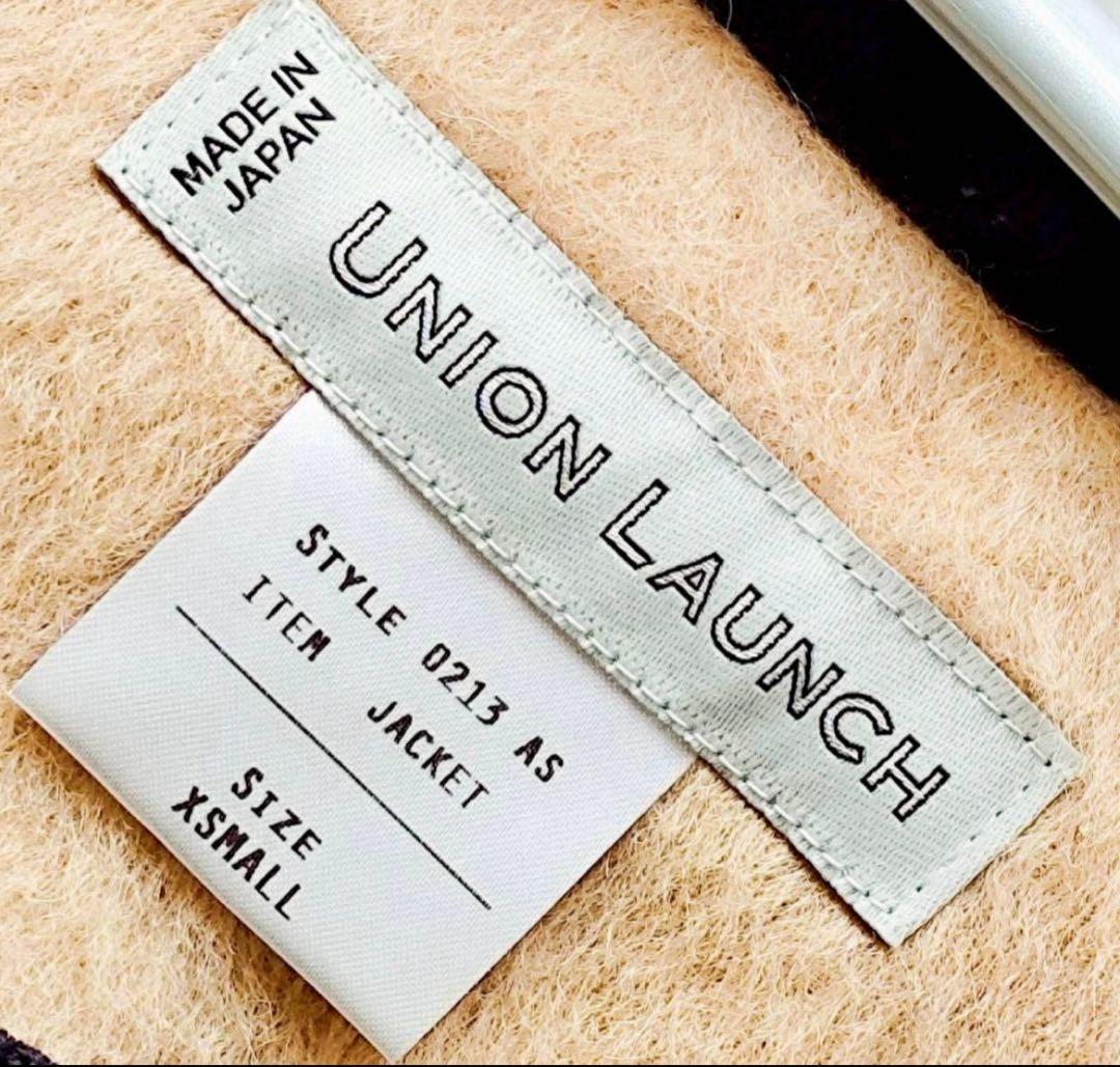 ユニオンランチ アルパカシャギーノーカラージャケット