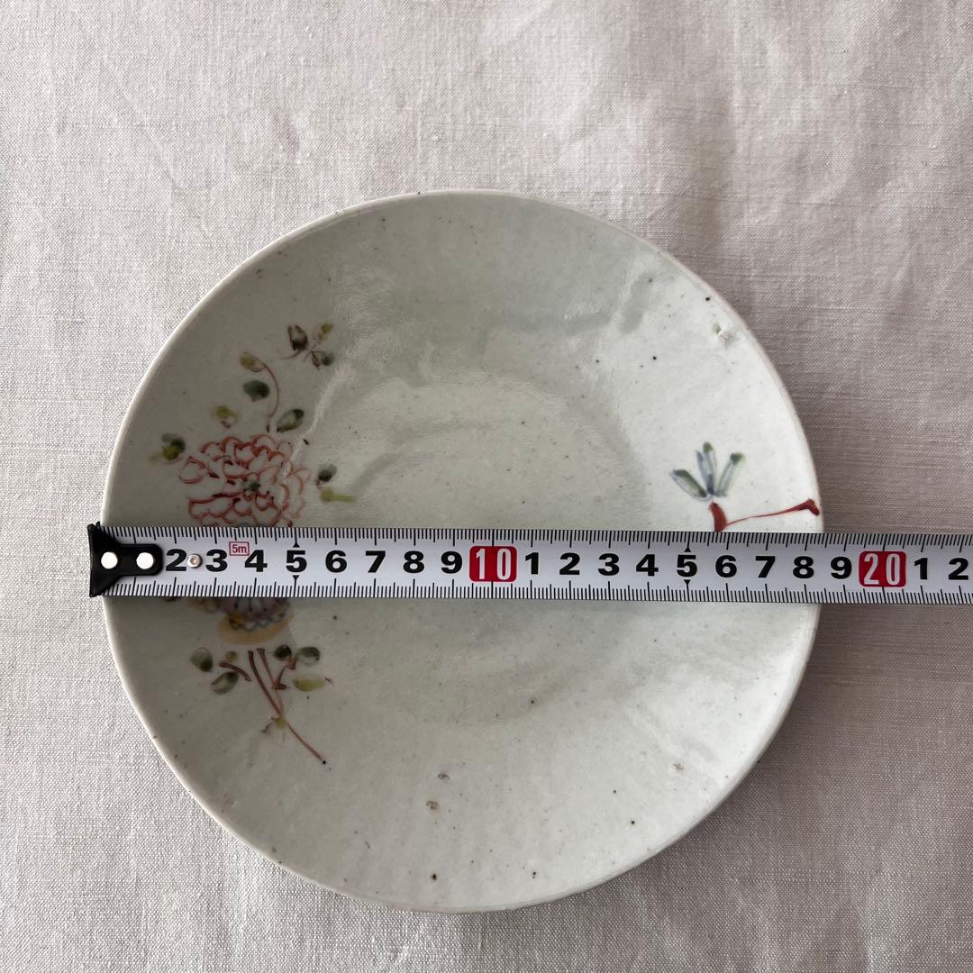 岡晋吾　岡さつき六寸皿　美品