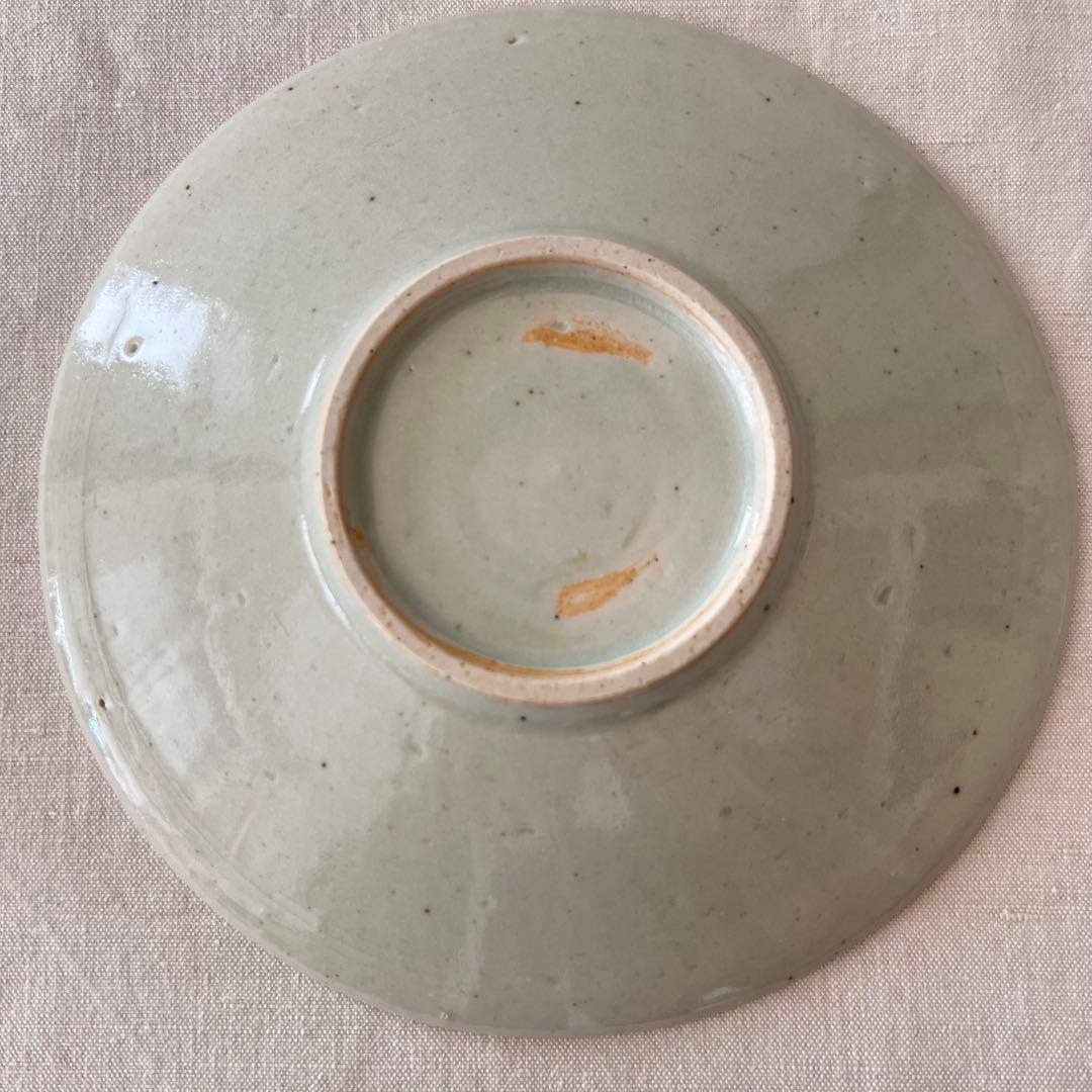 岡晋吾　岡さつき六寸皿　美品