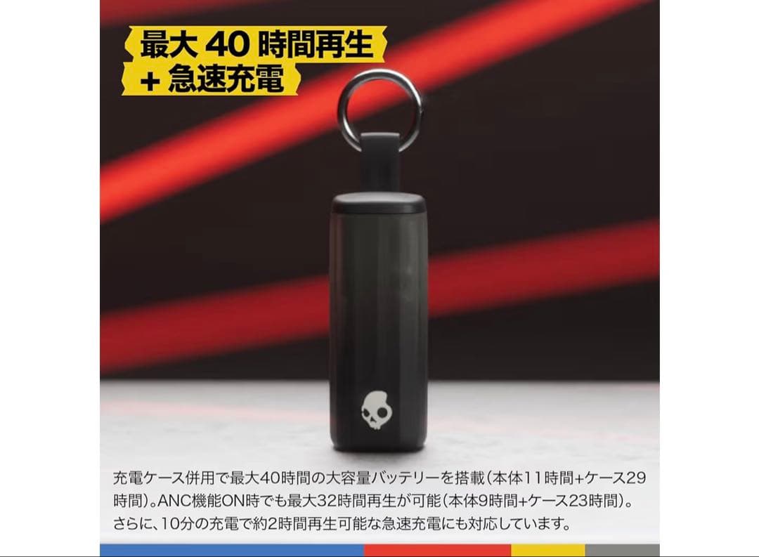 Skullcandy Method 360 ANC ワイヤレスイヤホン