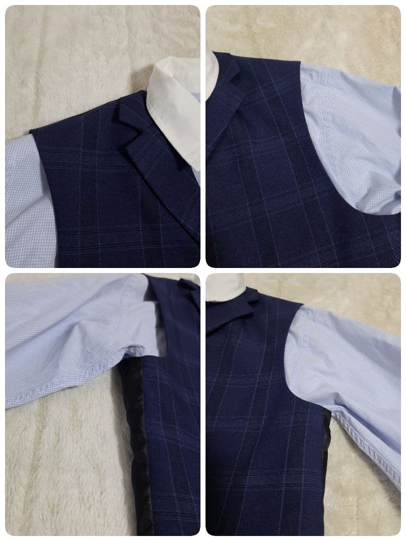 ワンダーファクトリー スーツ キッズ 160 ネイビー セットアップ 5点セット