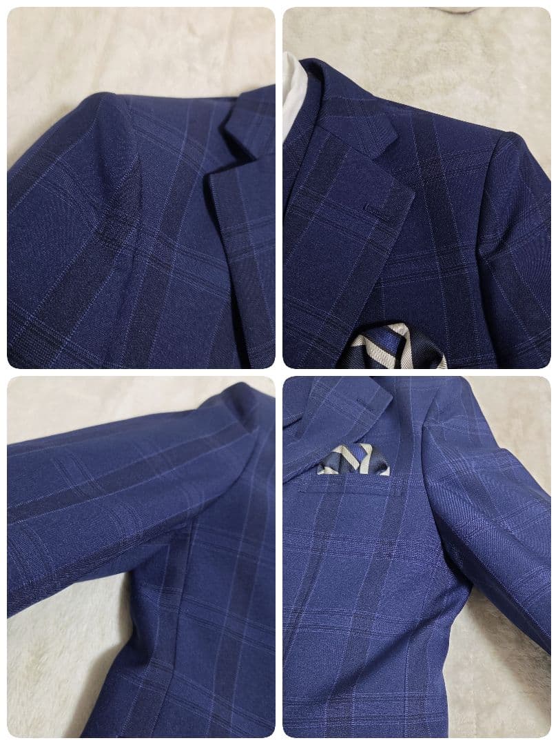 ワンダーファクトリー スーツ キッズ 160 ネイビー セットアップ 5点セット