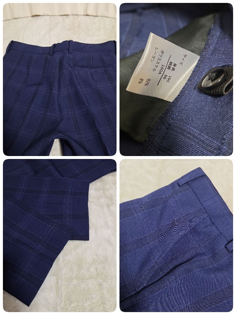 ワンダーファクトリー スーツ キッズ 160 ネイビー セットアップ 5点セット