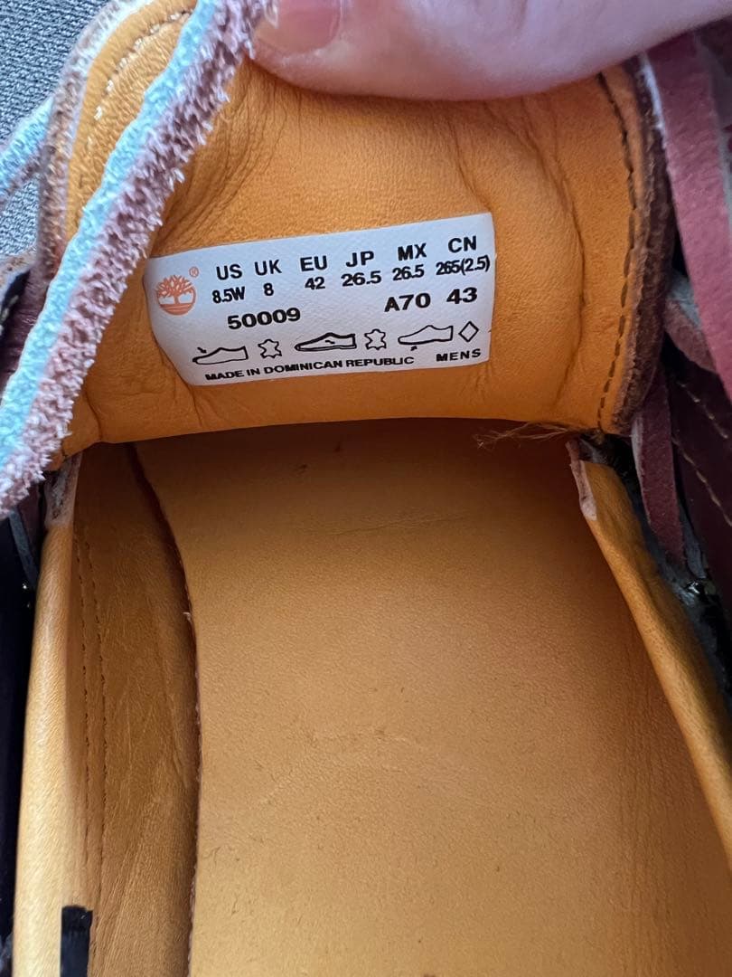 Timberland ダークブラウン モカシン