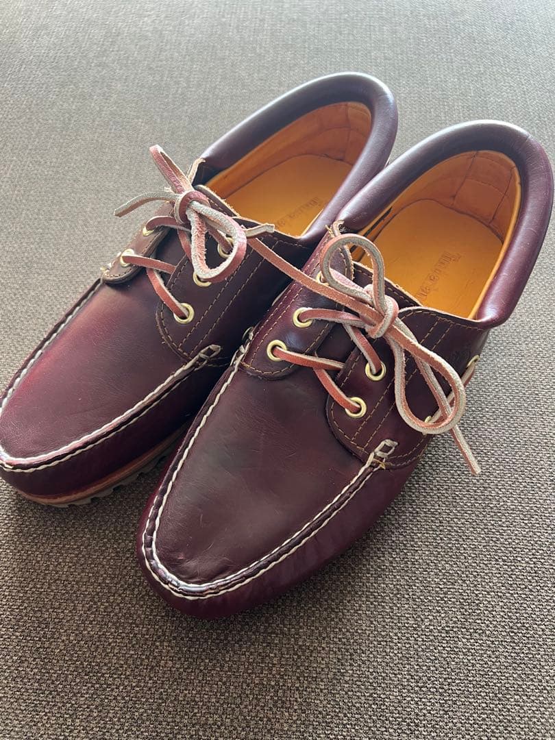 Timberland ダークブラウン モカシン