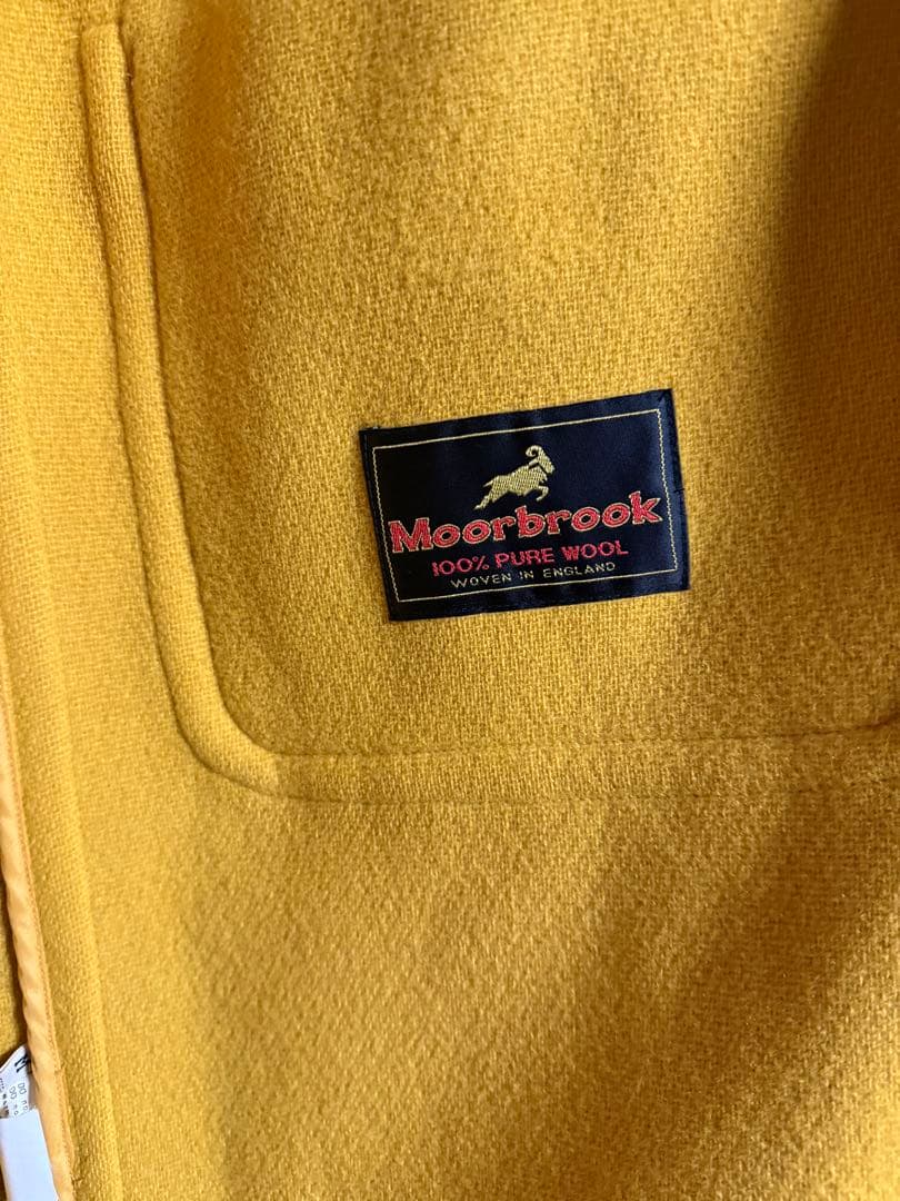 Moorebrook 100%ウール ダッフルコート イエロー