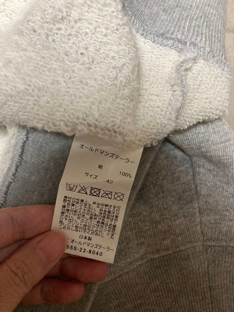 OMT-RD別注　PRINT CREW SWEAT/R &D.M.CO-