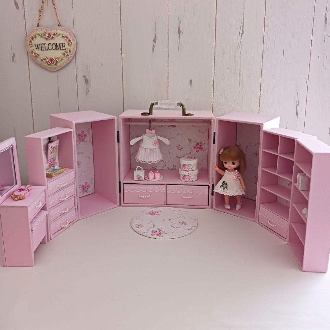 ＊kyo＊ハンドメイド＊ドール用 ワードローブ＊クローゼット＊ドレッサー