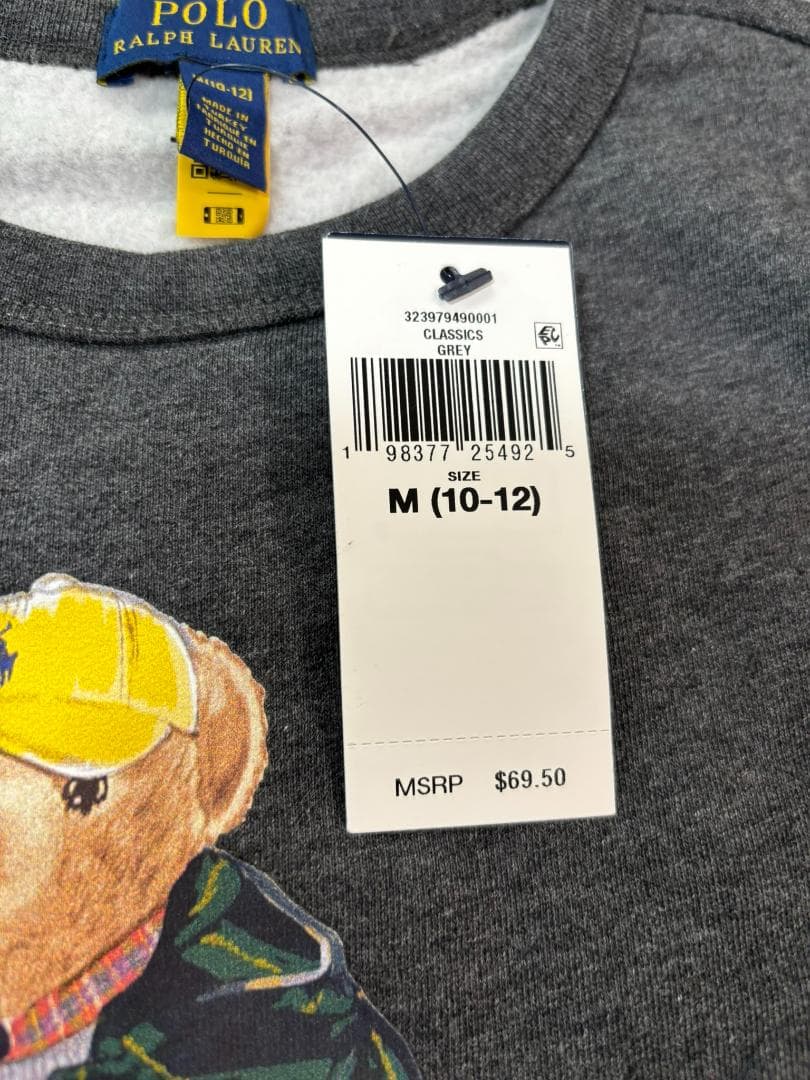 2025最新作新品ラルフローレンボーイズポロベア　トレーナーボーイズM150