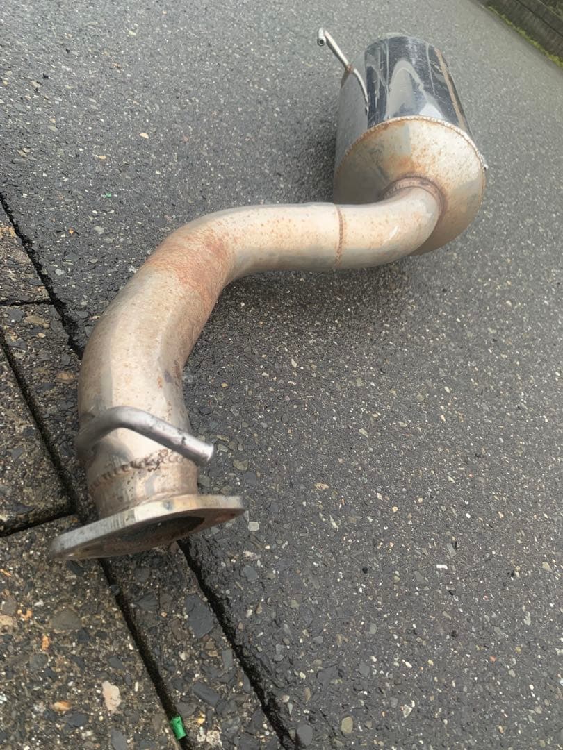 「adidas」 BE5 ゼロスポーツ マフラー 車検対応 リアピース