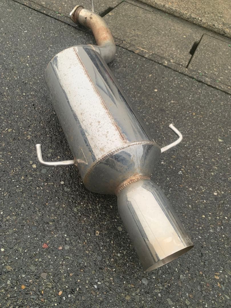 「adidas」 BE5 ゼロスポーツ マフラー 車検対応 リアピース