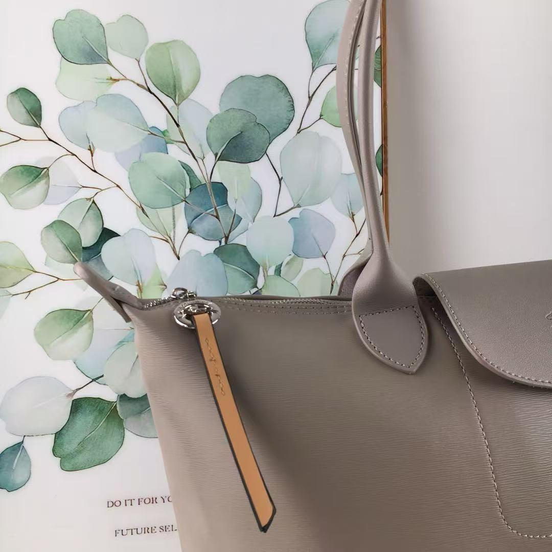 新品 ロンシャンル プリアージュシティ 肩掛け L ベージュ