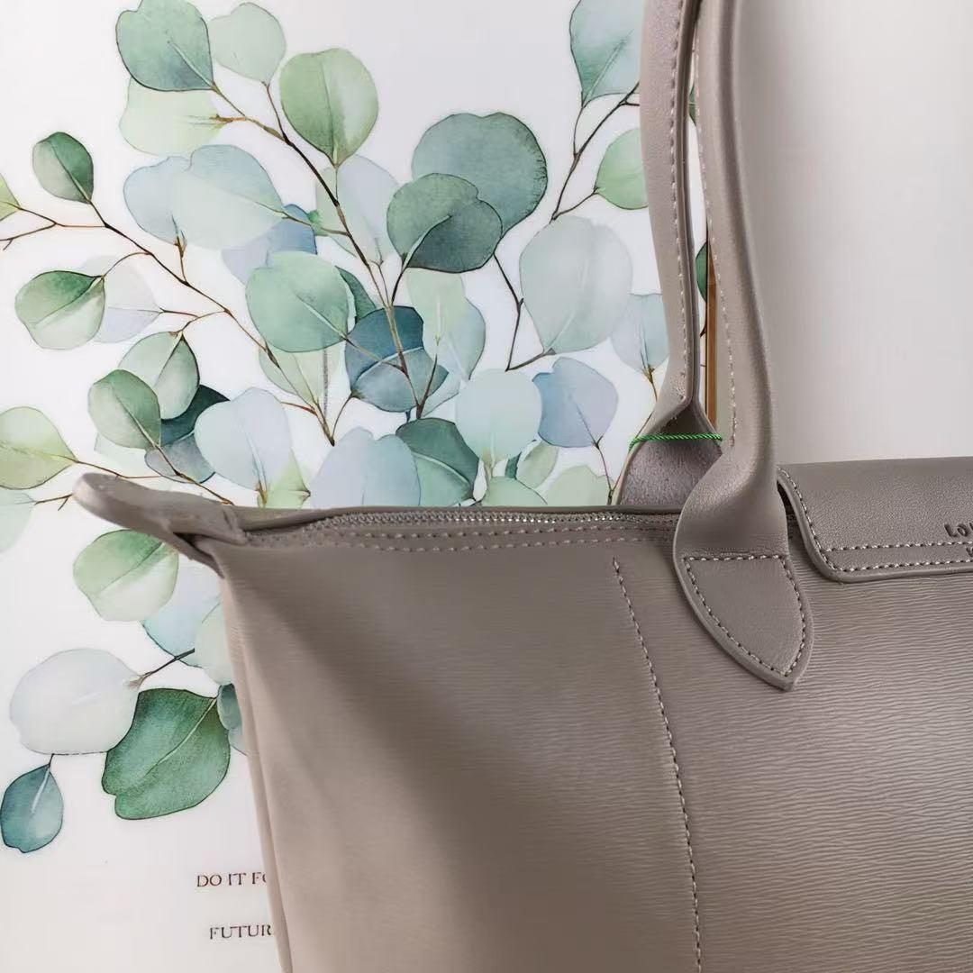 新品 ロンシャンル プリアージュシティ 肩掛け L ベージュ