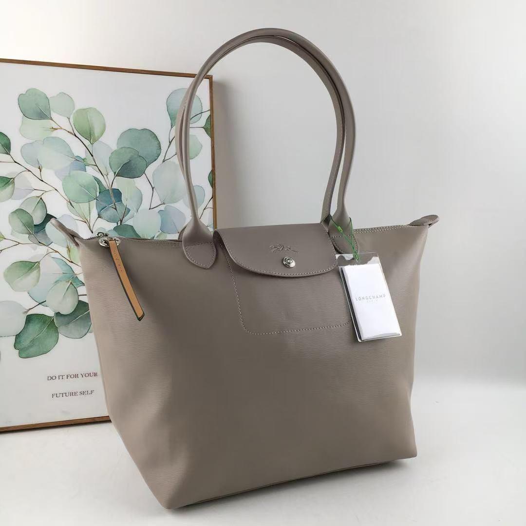 新品 ロンシャンル プリアージュシティ 肩掛け L ベージュ