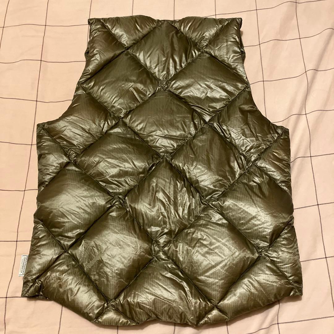 ロッキーマウンテン ダウンベスト オリーブグリーン 38