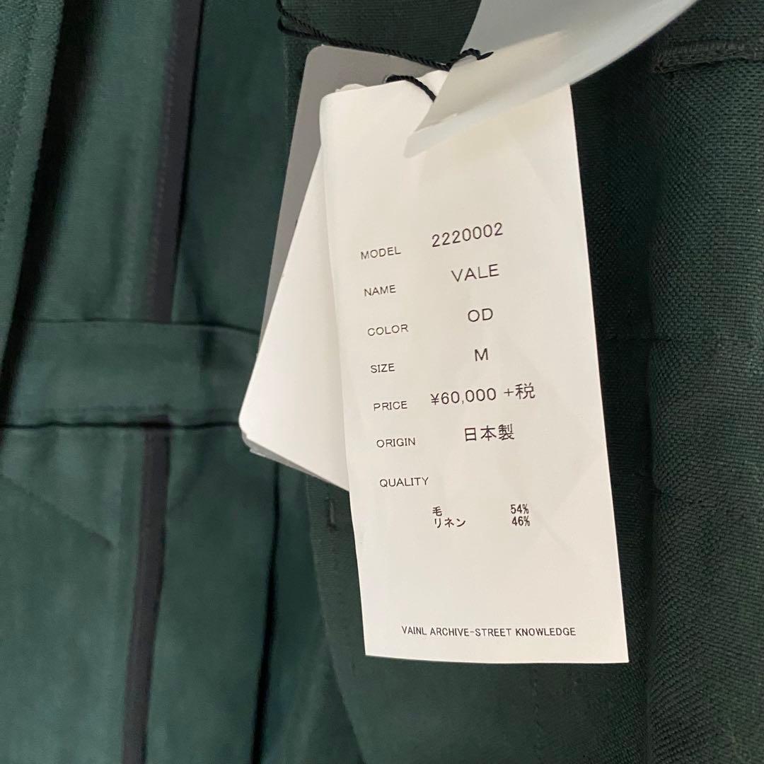 ヴァイナルアーカイブ VALE リネン ウール ジャケット ブルゾン M-65