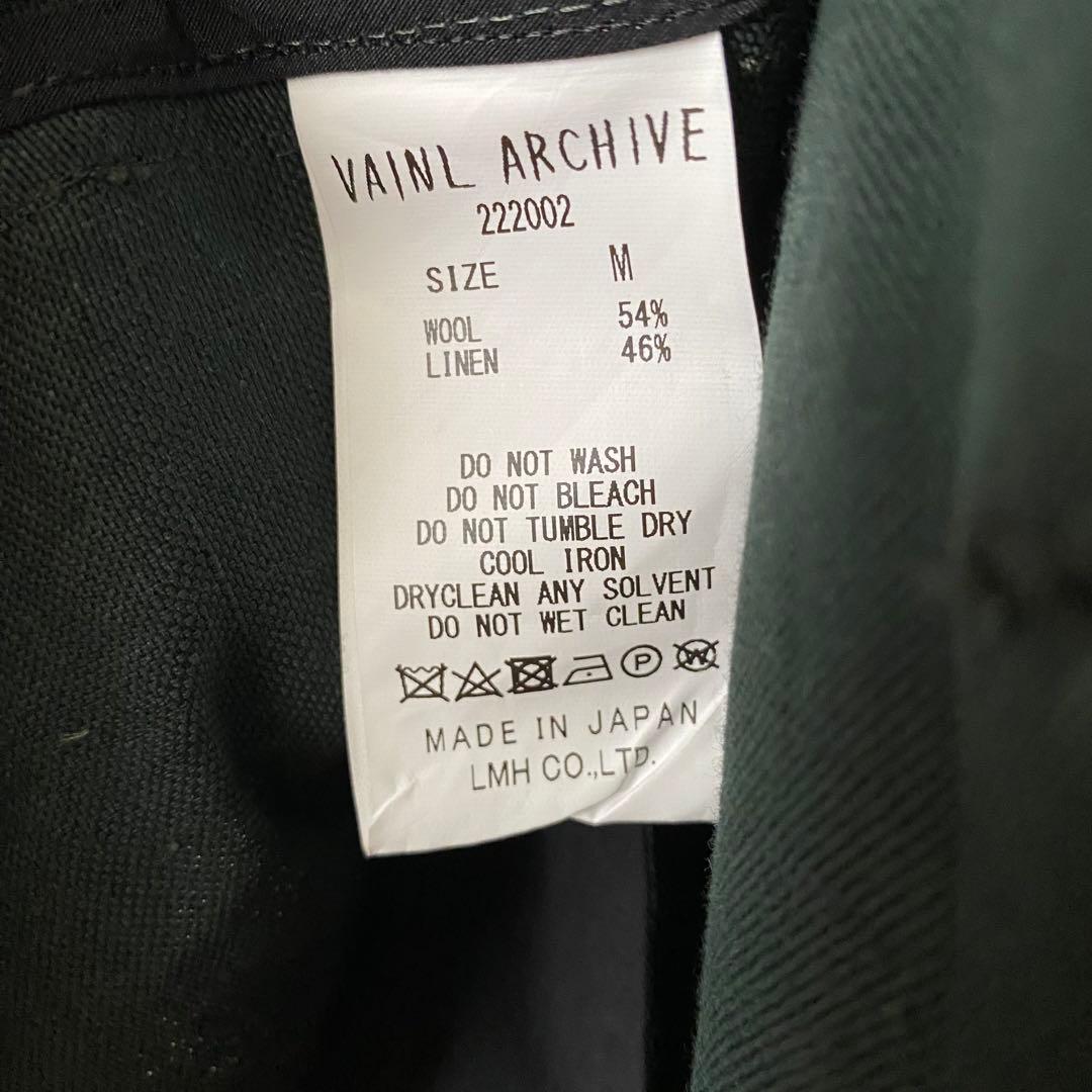 ヴァイナルアーカイブ VALE リネン ウール ジャケット ブルゾン M-65