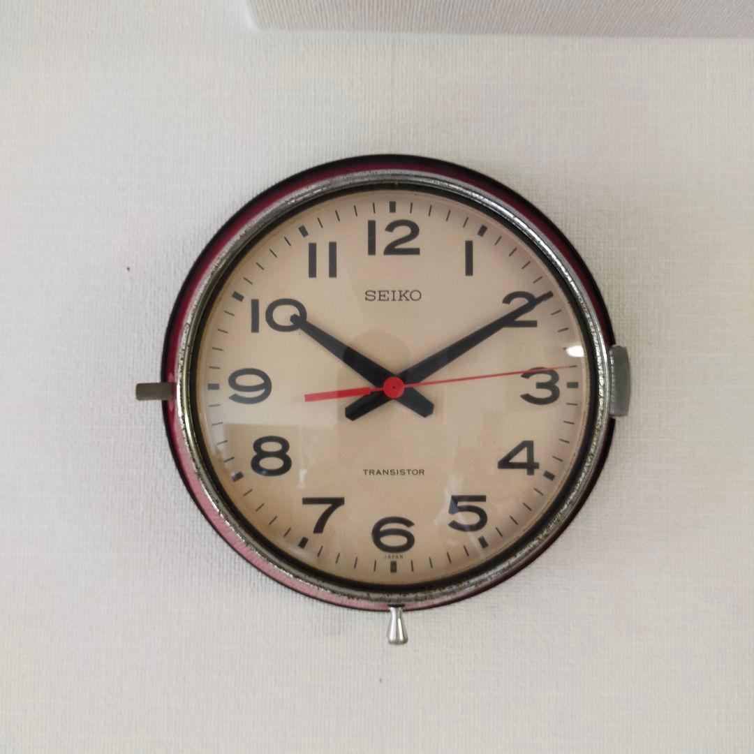 ●動作品　SEIKO　ヴィンテージ　船舶時計　掛時計　昭和レトロ
