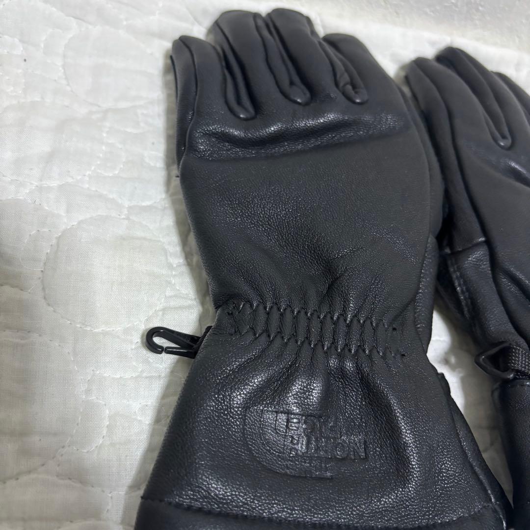 【極希少】ノースフェイス レザーグローブ レザー ブラック NN86104 S