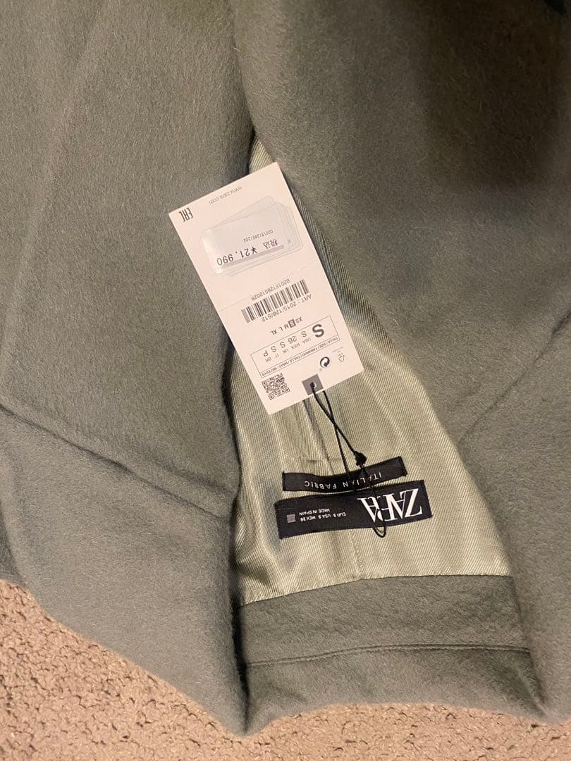 完売品　新品タグ付き　ZARA limited edition ロングコート