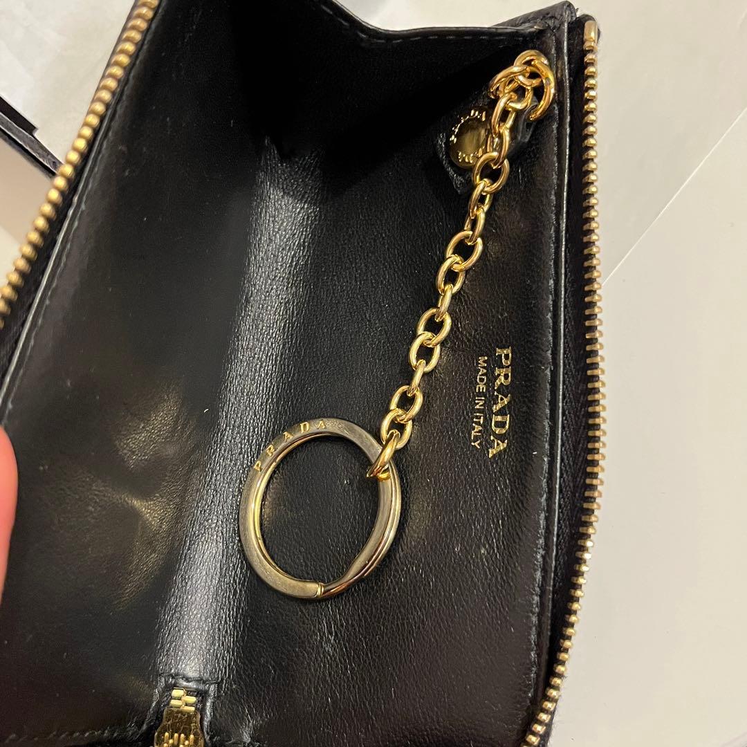 PRADA プラダ サフィアーノ キーリング 小銭入れ ケース