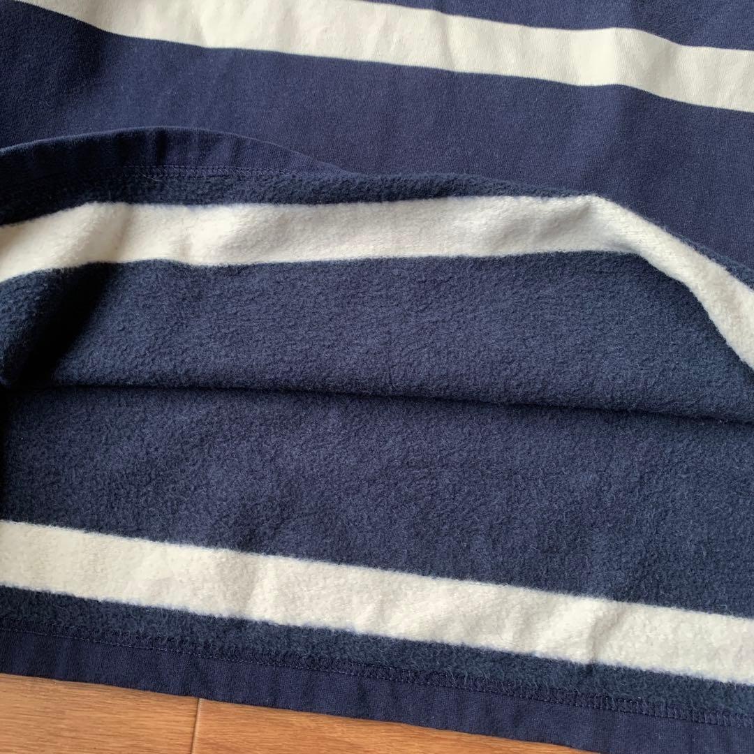 ポロラルフローレン ラガーシャツ 太ボーダー 常田大希着用 裏起毛 現行タグ