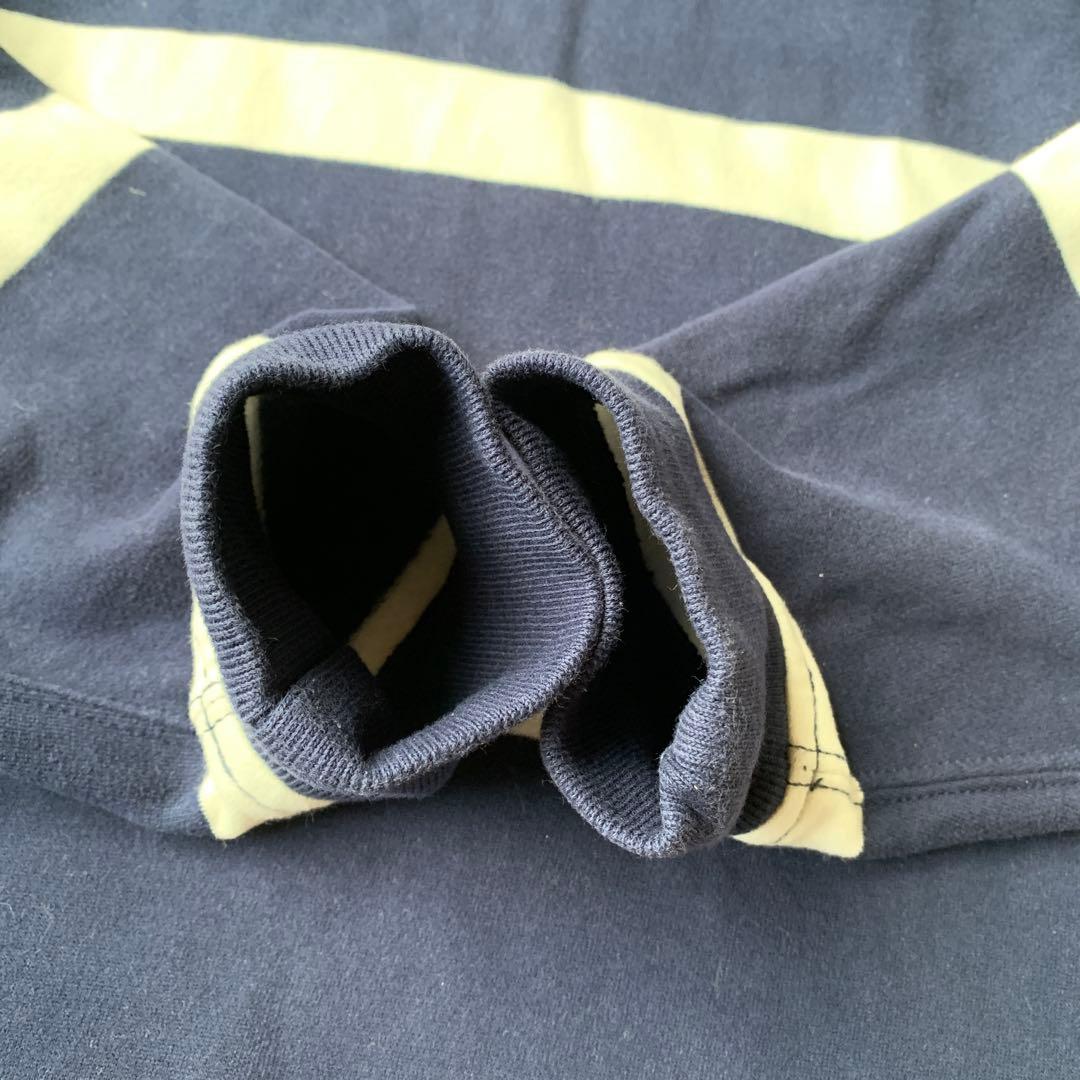 ポロラルフローレン ラガーシャツ 太ボーダー 常田大希着用 裏起毛 現行タグ