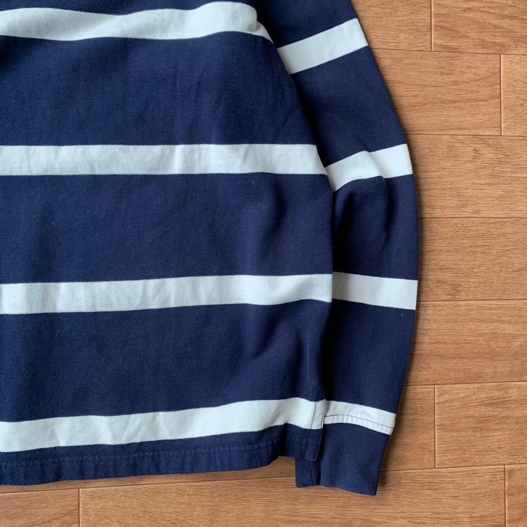 ポロラルフローレン ラガーシャツ 太ボーダー 常田大希着用 裏起毛 現行タグ